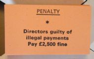 Penalty cards
