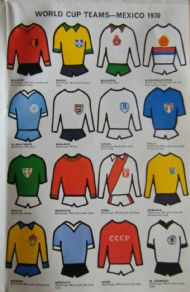 World Cup 1970 kit poster