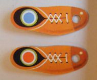 Wooden flipper boots
