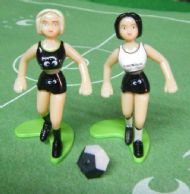 Close up of players