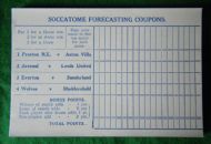 Forecasting sheet