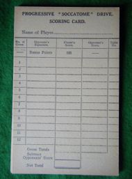 Scoring sheet